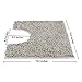 Vdomus Bathroom Mats - 2 Piece Bathroom Rug Set - Non-Slip Toilet Bath Mat - Soft Shower Rugs with Microfiber Construction, Skid-Proof Safety for Kids and Elders - Beige