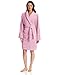 Seven Apparel Hotel Spa Collection Popcorn Jacquard Bath Robe, Pink