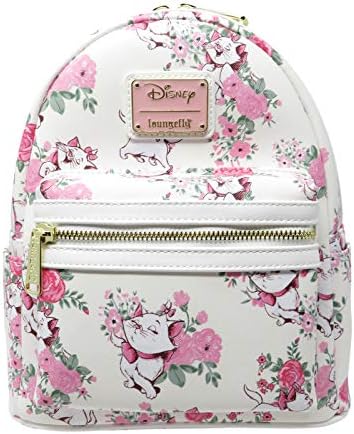 Loungefly Disney The Aristocats Marie Floral Allover-Print Mini Backpack WDBK0335