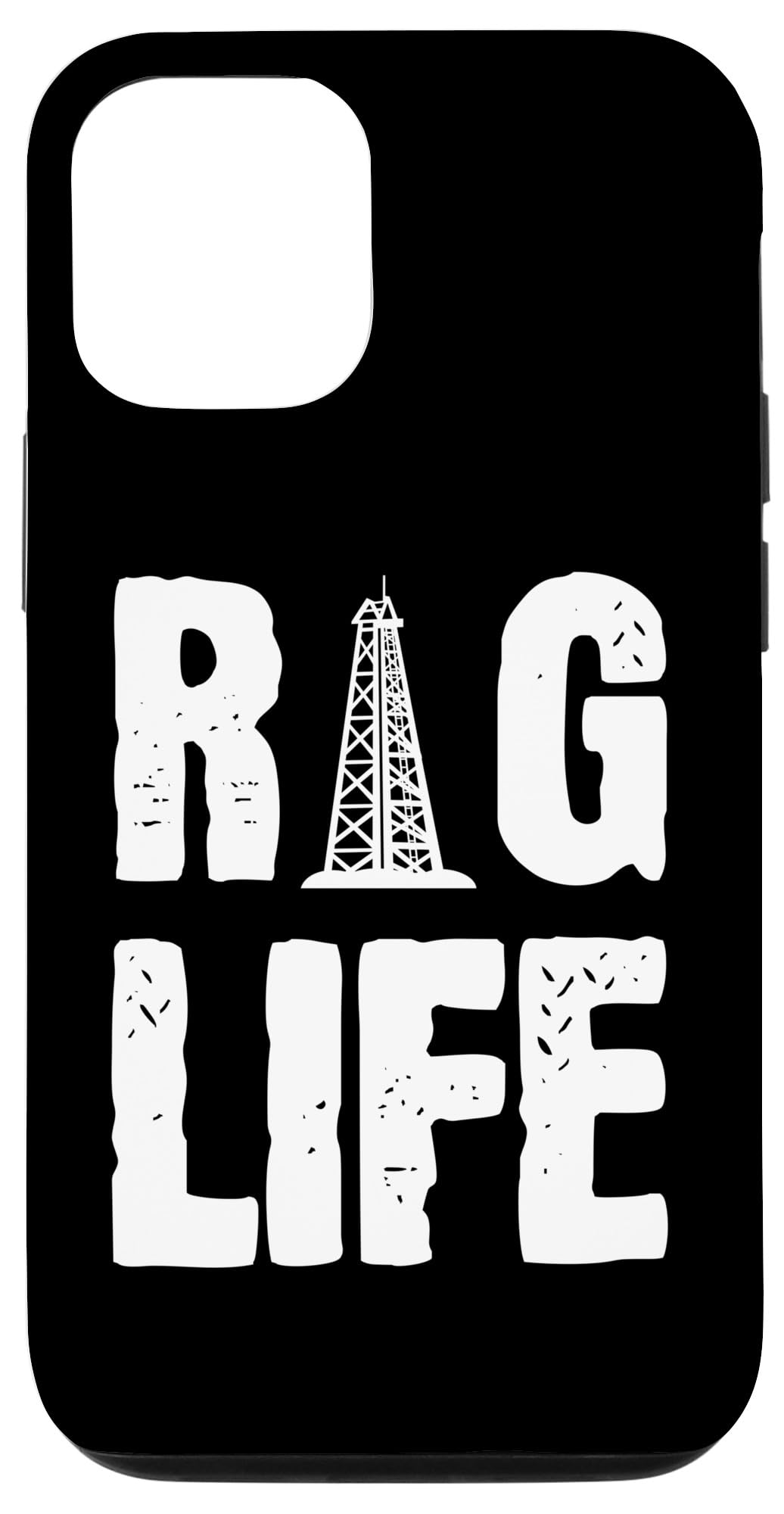 iPhone 15 Funny Oil Rig Art For Oil Field Men Oilfield Lover Worker Case