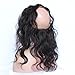 Luxcoco Body Wave 360 Lace Frontal Closure Brazilian Virgin Hair Full Frontal Lace Closure With Baby Hair 360 Frontal