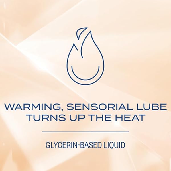 K-Y WARMING LUBE FOR SEX, SENSORIAL PERSONAL LUBRICANT LIQUID, NEW IMPROVED FORMULA COMPATIBLE WITH CONDOMS, 2.4 FL OZ