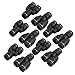10 Pcs Air Pneumatic 8mm to 8mm Y Shaped Push in Connectors Quick Fittings