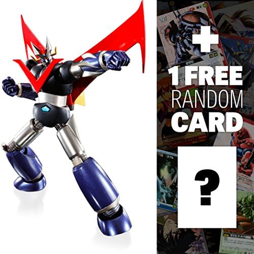 Great Mazinger (Kurogane Finish): Super Robot Chogokin x Great Mazinger + 1 FREE Super Robot Anime Themed Trading Card Bundle