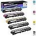 Speedy Inks Compatible Toner Cartridge Replacement for Brother TN221 ( Black,Cyan,Magenta,Yellow , 5-Pack )
