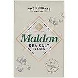 Maldon Salt, Sea Salt Flakes, 8.5 oz (240 g), Kosher, Natural, Handcrafted, Gourmet, Pyramid Crystals (Packaging May vary)