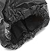 bargain house Sauna Suit - Heavy Duty Fitness Weight Loss Sweat Sauna Suit Exercise Gym Anti-Rip Black L