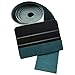 FOSHIO Micro Fiber Felt for Squeegee Edge Wrapping 2 Meters Length - Dark Green Suede Felt to Cover The Edges of Hard Card Squeegees