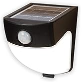 HALO Solar Outdoor LED Light – Motion Sensor – Flood & Security Wedge Light – 120 Degree Coverage - Bronze