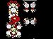 1pieces Large Patches Flower Patch Embroidery Applique Patches Motifs Sew On for Craft Clothing T1805