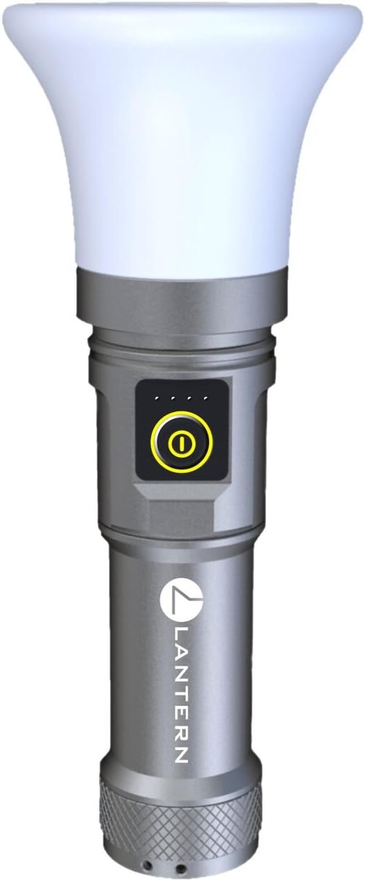 LANTERN LIGHTS Platinum +: Multifunctional Flashlight 1000 lumen, USB rechargeable lantern flashlight with 90 hour USB battery backup and 360 bike mount. Charge any device, iPhone, Go Pros, Android.