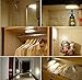 Stick-on Anywhere Light - Kitclan Rechargeable LED Sensing Closet Light, Cabinet Light, Tap Light, 3 Mounting Options, Built in Magnet, Include Sticky Strips, Hook, with On/Off/Auto Warm White