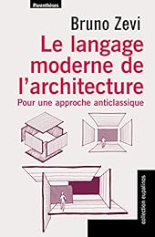 Le  langage moderne de l'architecture