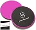 Bondi Balance Sliders Fitness Discs Hot Pink - Dual Sided Strength Slides Exercise Sliders for Both Carpet and Hard Floors - Bonus Core and Glute Workout Ebook - Train Anywhere Anytime