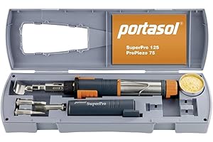 Portasol 010589330 Super Pro 125-Watt Heat Tool Kit with 7 Tips