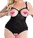 Deksias Women Open Cup Crotchless Lingerie PLUS SIZE