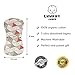 Chunky Chops Baby Burp Cloths 4 pack, 100% Organic Cotton | Large, Triple Layer, Ultra Absorbent & Soft |Burping Rag for Newborn, Gracie Set, Gender Neutral |Baby Shower Gift for Boys & Girls