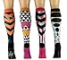 Compression Socks Women Best for Nurse Varicose Vein Reduction & Nurse Compression Socks Diabetic + Travel Compression Socks Crossfit + Shin Splint Graduated 15-20 mmGH L/XL Size 8-12 Fun Colorful