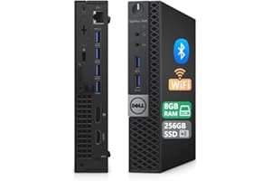 Dell Optiplex 7040 Mini Computer PC, Intel Core i5-6500 4-Core 2.50GHz, 8GB DDR4 RAM, 256GB SSD WiFi, BT, Windows 11 Pro (Ren