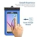 Waterproof Case, TETHYS Universal Waterproof Bag [Ultrapouch] for iPhone 6S, iPhone 6, iPhone 5S 5C 5 4S, Galaxy S6, S6 Edge S5 [Royal Blue] Protective Pouch Cover Fit Up to 5.3 inch Diagonal