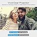 AKASO Mini Projector, WT50 DLP Portable Pocket Projector with WiFi, Android 7.1, Wireless and Wired Screen Sharing, Trackpad Design, 1080P Video Play, Pico Home Theater Projector for iPhone Androidthumb 4