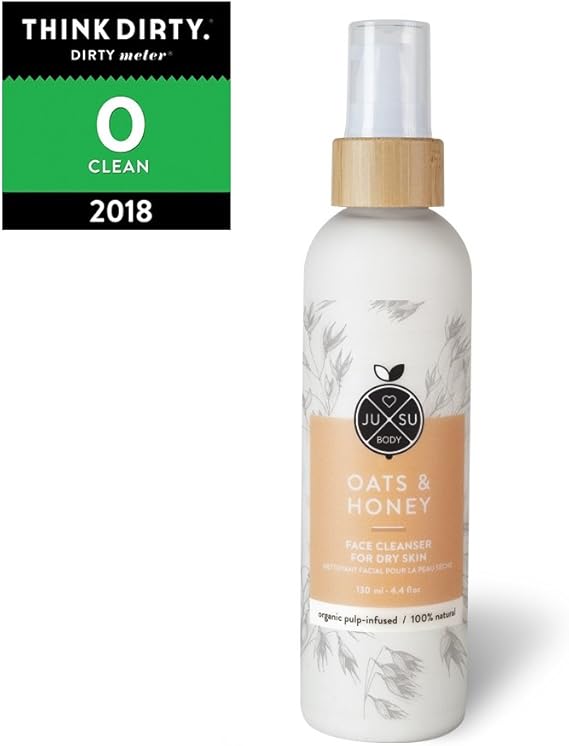jusu body oats and honey face cleanser