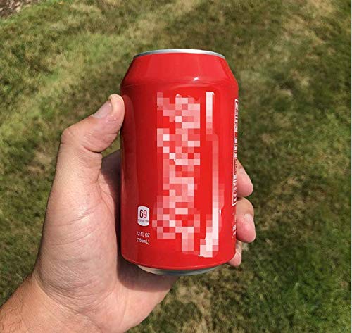 Byhoo 3 Pack Beer Can Cover - Beer Can Sleeve Silicone Beer Can Look Like Soda Hide Your Beverage Perfect for Outdoors Events Sports Party Toys, Red