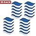 STK 20 Pack 2-in-1 Duo Magic Eraser and Scrub Sponge - Magic Eraser Pad with Tough Scrubbing Pad - Eraser Sponge - Heavy Duty Scrubber - Universal Cleaner - Kitchen - Bathroom - Car - Odor Free