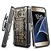 Galaxy S7 Case with [Tempered Glass Screen Protector], S7 Holster Case, NageBee [Heavy Duty] Armor Shock Proof [Swivel Belt Clip] Holster [Kickstand] Combo Rugged Case For Samsung Galaxy S7 G930 -Camo