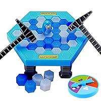 SuperLi Puzzle Table Games Penguin ice pounding Penguin ice Cubes Save Penguin Knock ice Block Wall Toys Desktop Paternity Interactive Game