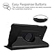 Fintie Rotating Case for Samsung Galaxy Tab A 10.1 - Premium PU Leather 360 Degree Swivel Stand Cover with Auto Sleep/Wake for Galaxy Tab A 10.1 Inch (NO S Pen Version SM-T580/T585/T587) Tablet, Black