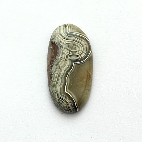 Natural Crazy Lace Agate Loose Gemstone Top Quality Oval Shape, Semi-precious gemstone ,Flat Bottom, Jewelry making Gemstone,16x31 mm, cabochon ,23.50 Ct.B155.
