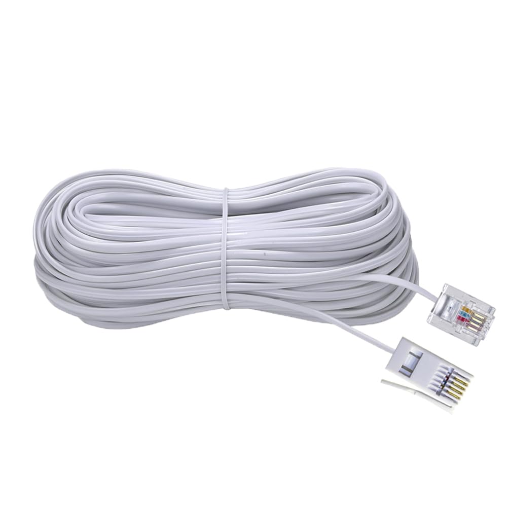 Dcszgzw BT Phone to RJ11 Cable 6P2C,Internet Cable for BT,Internet,Broadband,Modem,Router and Landline Telephone (XRS1-MYX-10M-4X)