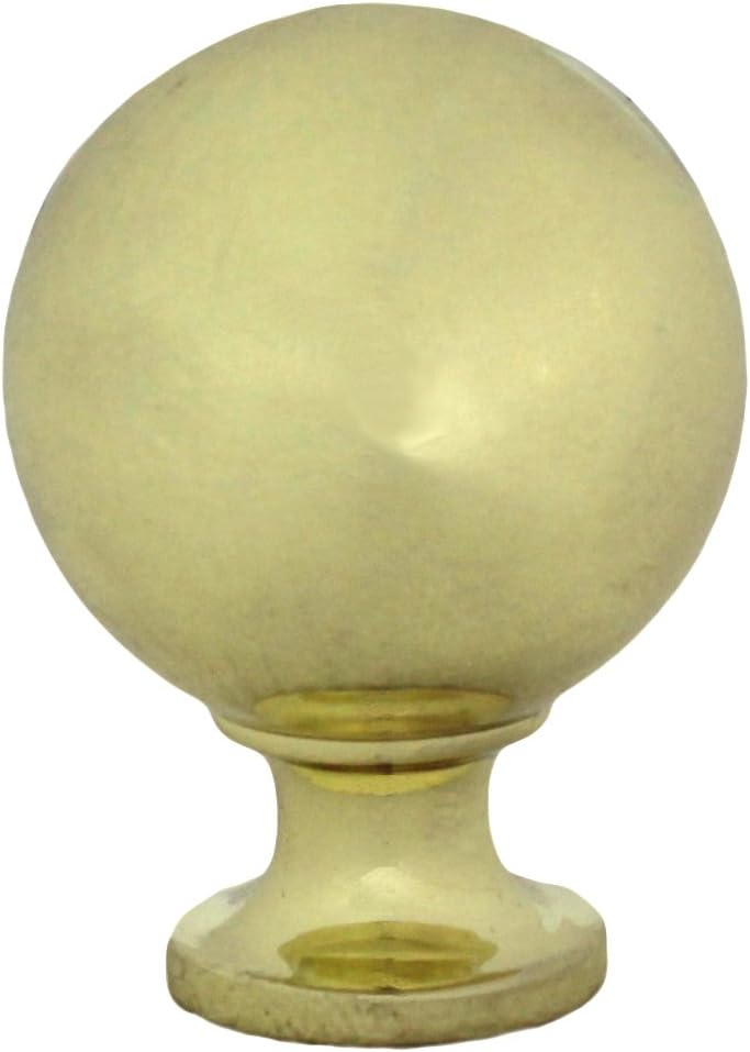 Knob Hill Polished Brass Ball Knobs - 25 Knobs