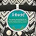 Baby Armor: Stop! Your are Too Big for Me,Please Look,Don't Touch Tag Sign W/Hanging Straps(Newborn Girl Boy Sign, Baby Car Seat Tag, Stroller Tag, Baby Preemie, No Touching Car Seat Sign Tag)