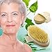 BODY BRUSH for Skin Cleansing - Natural Organic Bristles & Pouch for Travel | Radiant Glowing Healthy Look | SCRUB & EXFOLIATE for Better Health and Beauty | Bath or Shower | Wet & Dry | 2 for 1 SALE!