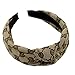 Designer GG Letter Embroidery Headbands - Cross Knot Wide Hairbands for Women - GG LOGO Hard Hair Hoops for Girls - 1Pcs of Pack (GG Letter Style)