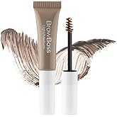 MCoBeauty - Brow Boss Glue & Set - Light Medium Semi-Tinted Brow Gel for Natural Tint, Long-Lasting Hold and Effortless Brow Styling - Vegan, Cruelty Free Cosmetics - Eyebrow Makeup, Stocking Stuffers