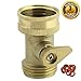 SOMMERLAND Heavy Duty Brass Garden Hose Shut Off Valve (Brass Shut-Off 1PC)