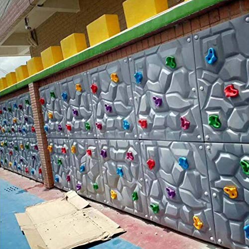 Lehom 20 Rocks Climbing Holds with Mounting Hardware Kids Climbing Grips for Your DIY Rock Stone Wall,Ages 3 Years and Older