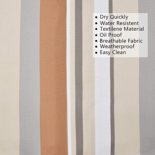 PATIO GUARDER 14 FT Portable Hammock with Double Size, Quick Dry Hammock with Solid Bamboo Spreader Bar and Chains, Outdoor Patio Yard Beach Hammock, UV Resistance, 450 Lb Capacity, Stripe Multicolor