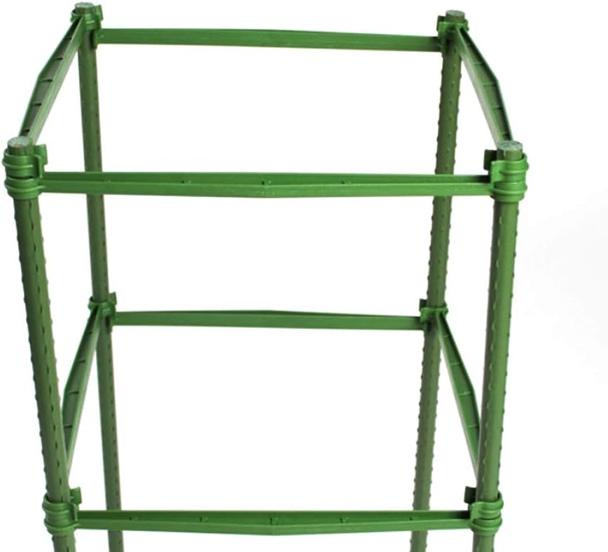 Seika 12 Pcs Stake Arms for Tomato Cage, 11.8 Inches Expandable Trellis Garden Tomato Cage Connectors Attach 11mm Plant Stake for Tomatoes,Trees,Cucumber,Fences,Beans
