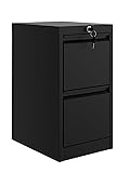 GarveeHome File Cabinet with 2-Drawer Lock
