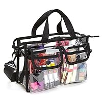 Yeldou Clear Tote Bag Stadium Approved, Transparent Tote Bag Gym Clear Bag