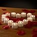 Flameless Candles - Valkit LED Tea Lights Candles,Battery Operated Realistic Decor Unscented Candles with Flickering Flame Tealights for Wedding,Birthday,Party Decorations,Halloween,X mas - 6 Pieces