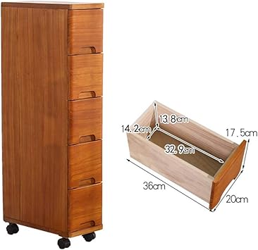 Amazon Com Wangyong Solid Wood Narrow Chest Of Drawers Living