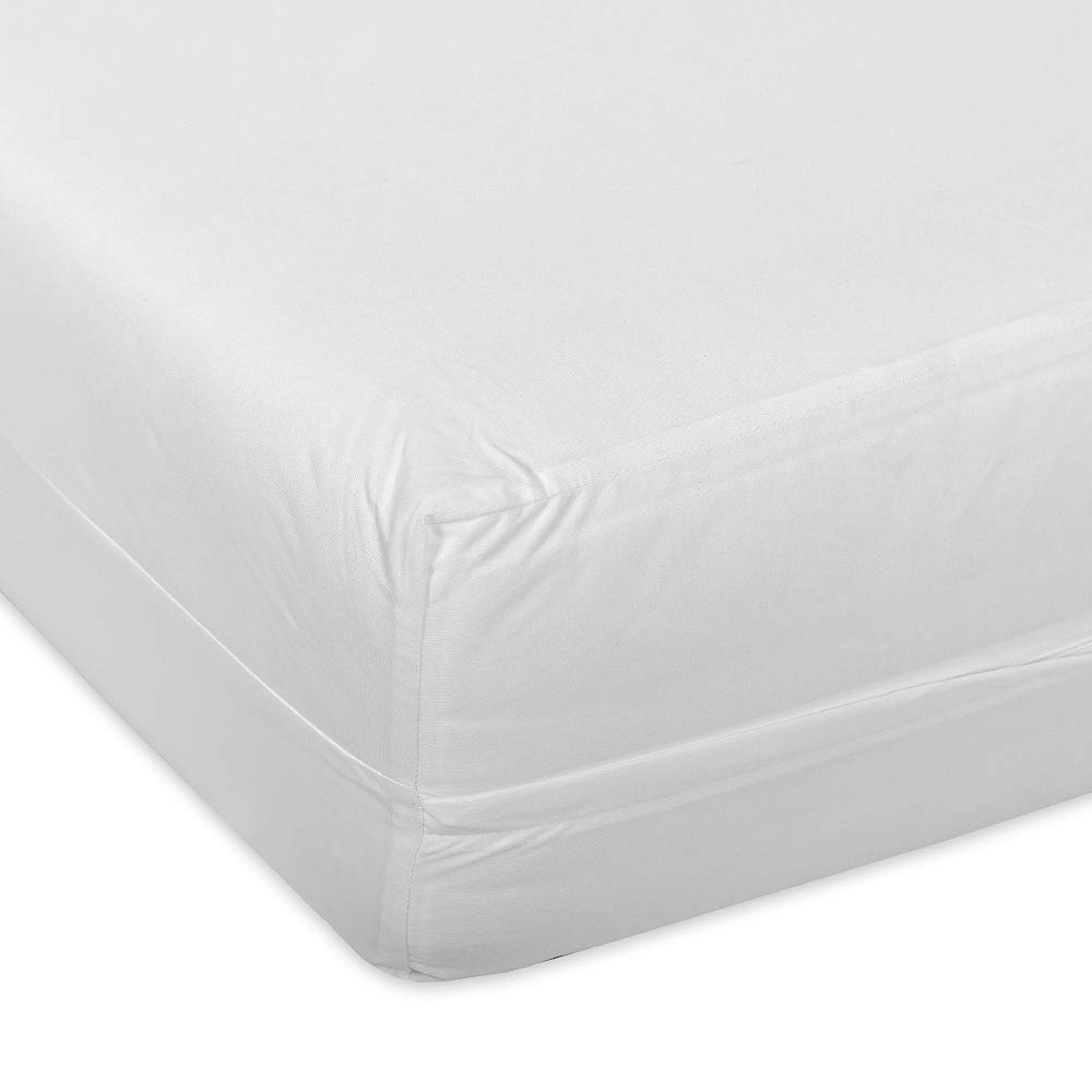 COMFORTNIGHTS Fully Encased Waterproof Anti-Bed Bug Mattress Protector - Double (135x190x25cm)