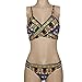 Botrong Women Sexy Bohemia Push-Up Padded Bra Beach Bikini Set Swimsuit Swimwear (M)