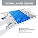 Sequoia Sun Gear Outdoor Beach Blanket - Large 9' x 7' Oversized Mat - Includes 4 Windproof Stakes & Anchor Sand Pockets - Perfect For Picnics, Hiking, Camping - Portable, Compact, Lightweight