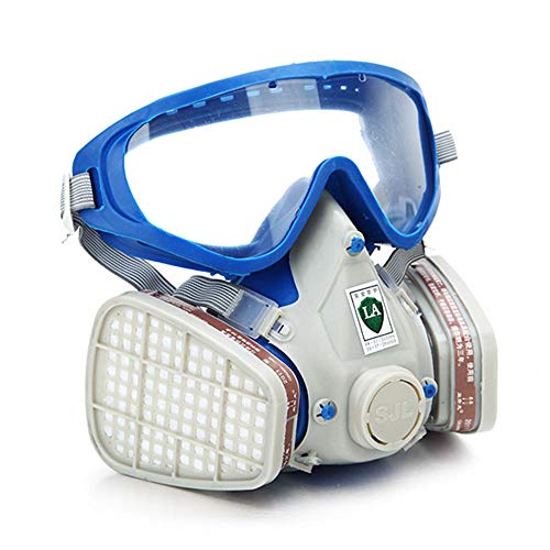 Muhubaih Full Face Respirator Mask DUAL Filter Air Protection Dust Breathing Gas Mask - Thumbnail 2